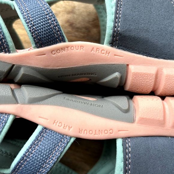 Keen Flint Stone Ocean Wave  Sea Camp II Fisherman Water Sandal Shoes Sz 6 NEW - Picture 12 of 16